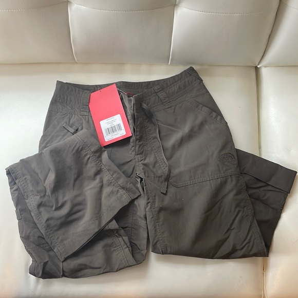 The North Face convertible pant - Brown - size 0 NWT - Picture 1 of 4